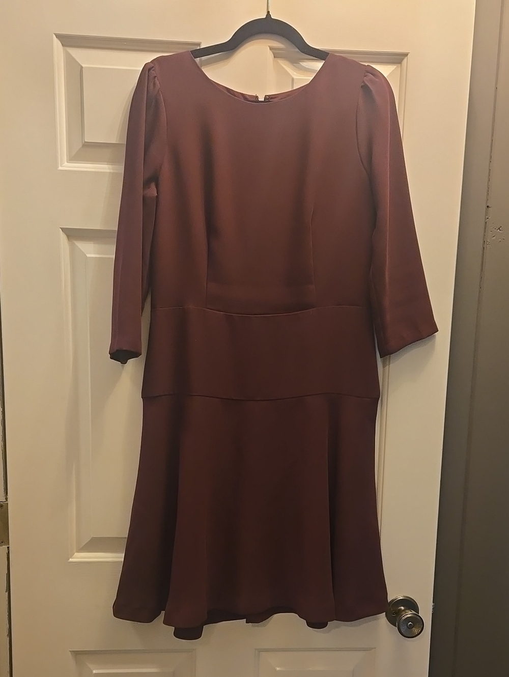 Ann Taylor, Size 8, Maroon Dress